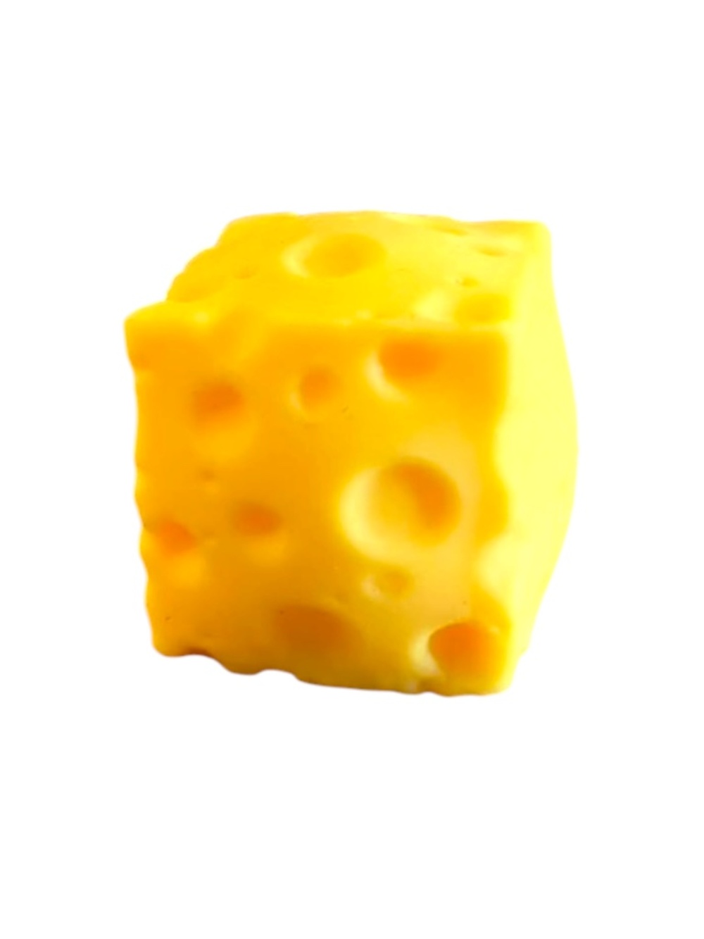 Squeeze Cheese Squish Viral Stress Toy Large Cube NIP